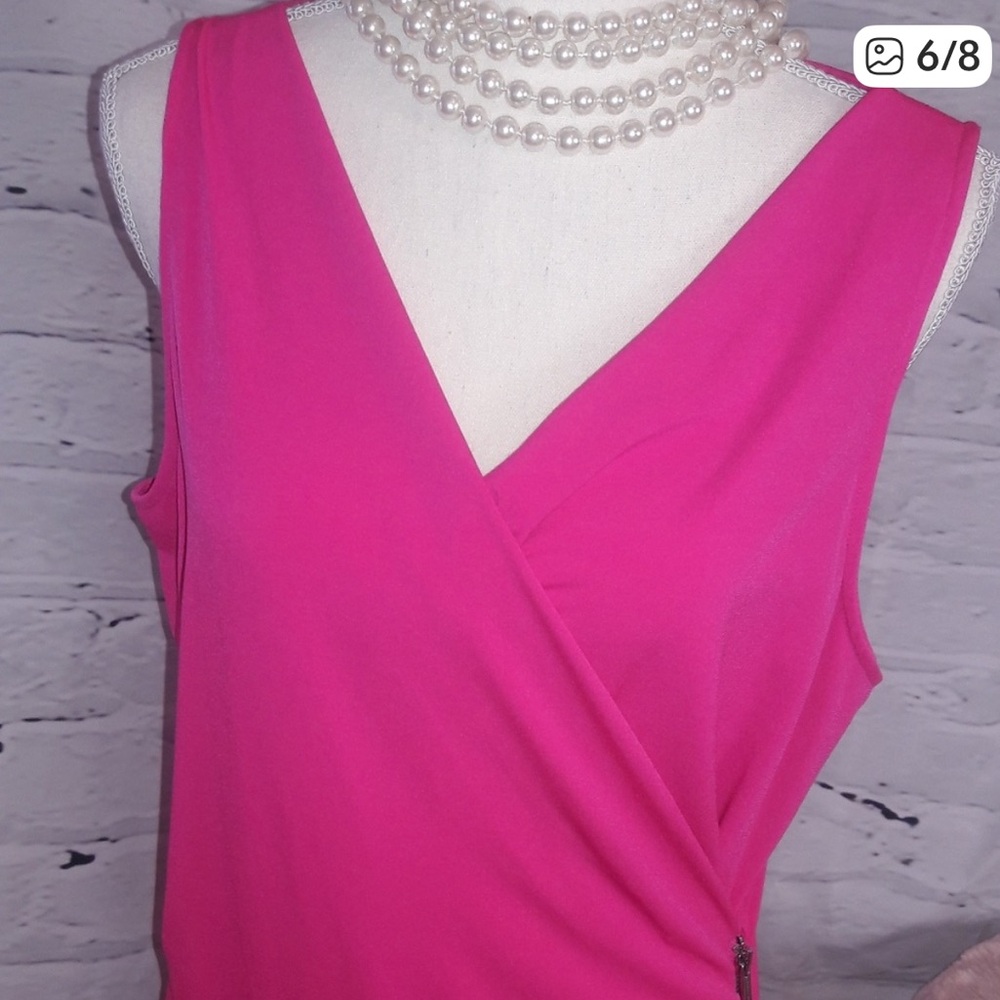 Wedding Guest NEW Michael Kors Hot Pink Dress